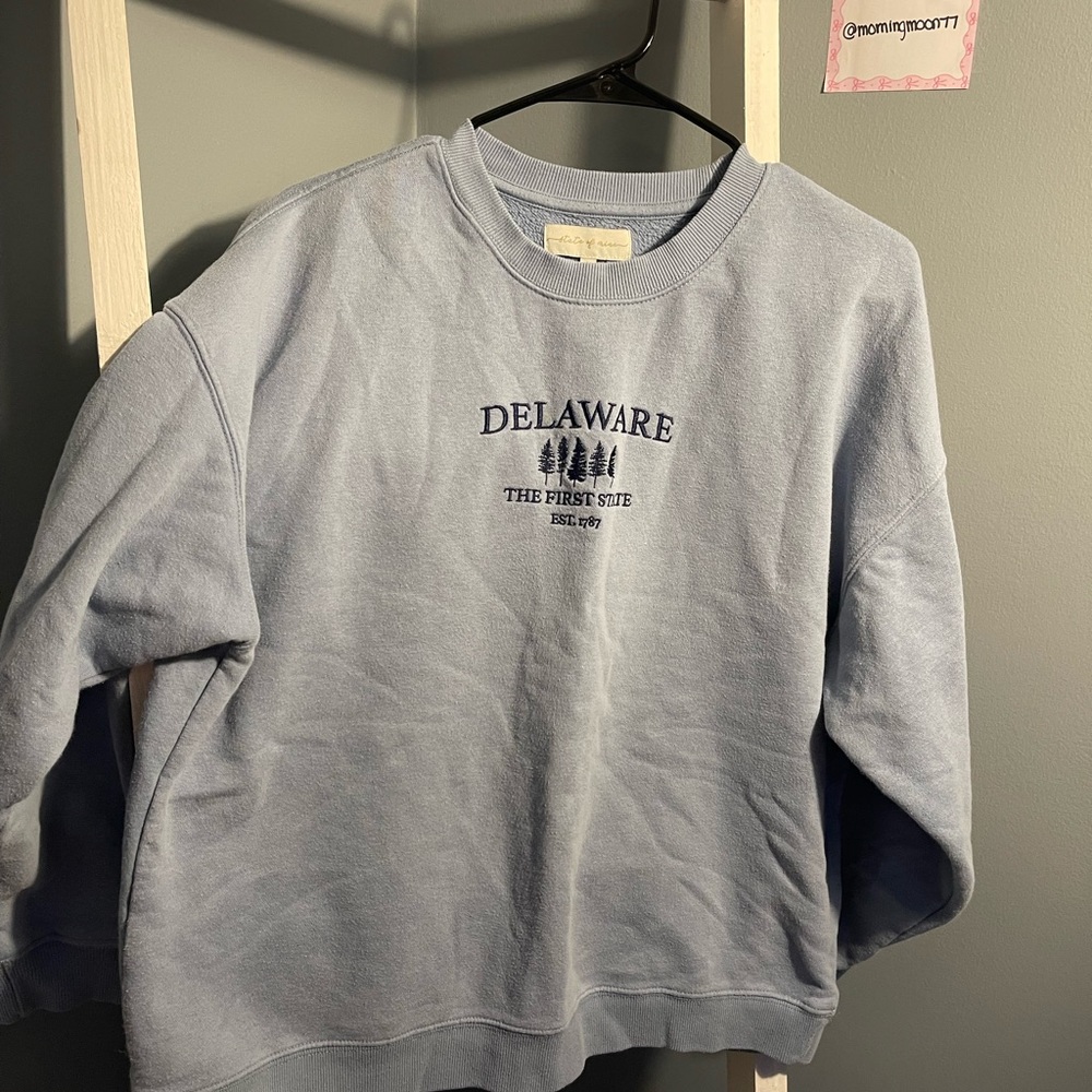State of Mind Light Blue Crewneck Sweater